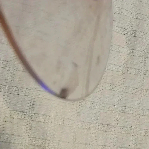 Vintage Morgantown Glass Pink Waterfall Goblet - Set of 2 Art Glass - Picture 4 of 6